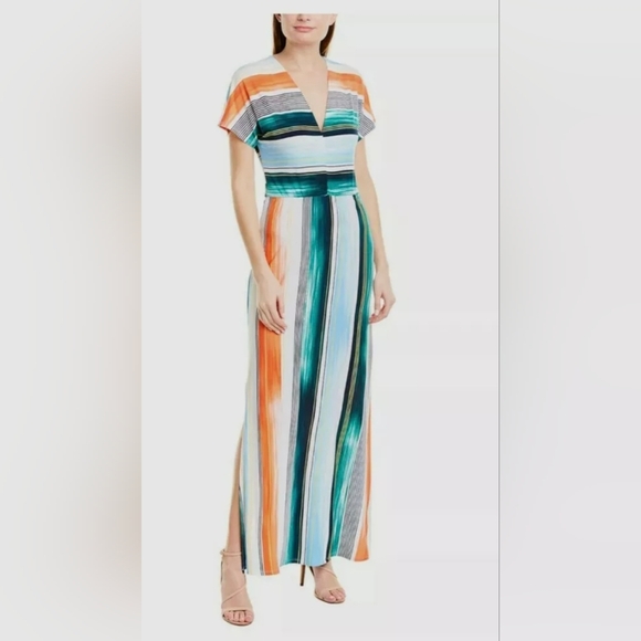 Bcbgmaxazria V-Neck Maxi - Picture 3 of 6